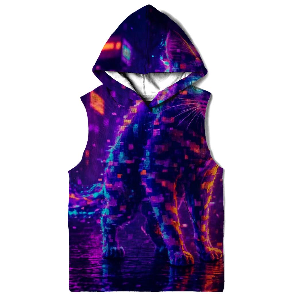 Glitch Alley Cat hoodies fashion