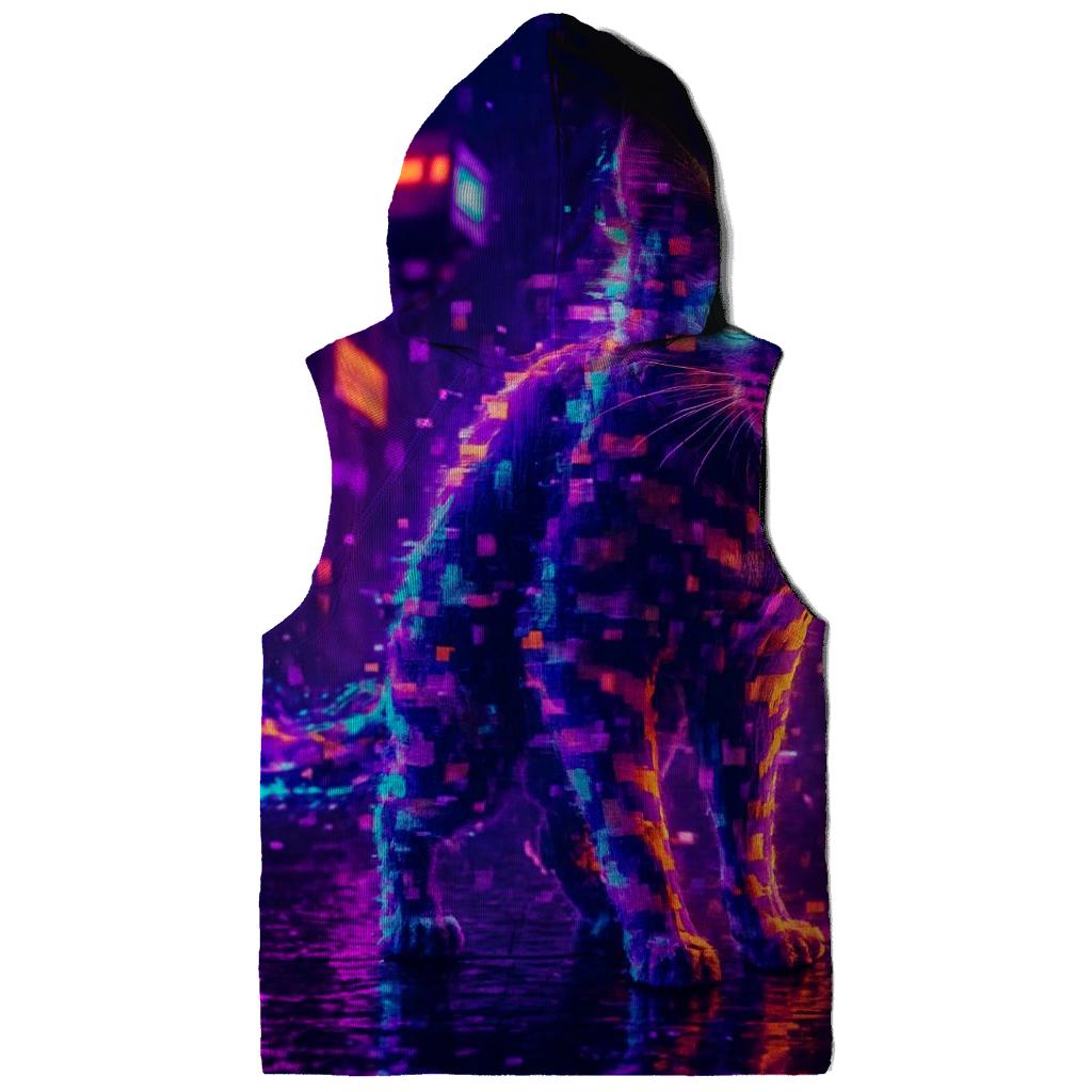 Glitch Alley Cat hoodies fashion