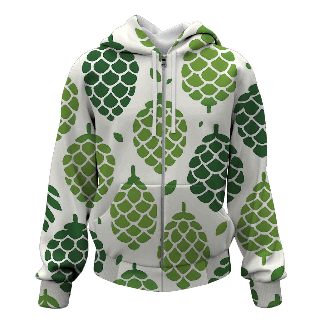 Pine Cone Cascade graphic hoodies