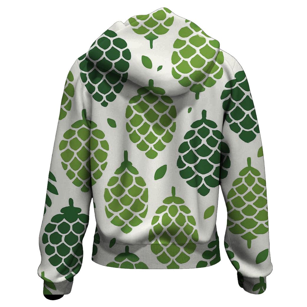 Pine Cone Cascade graphic hoodies