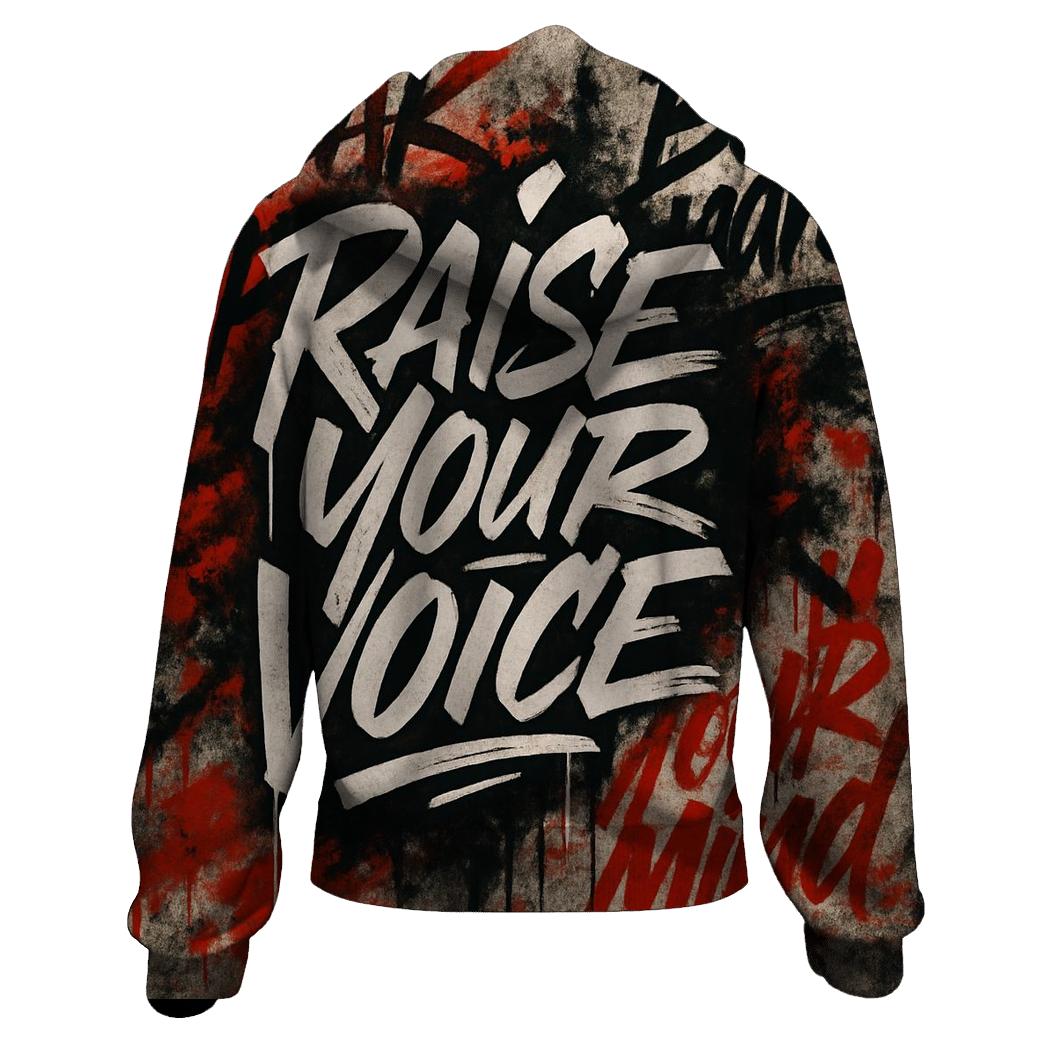 Chromatic Street Calligraphy lightweight hoodies