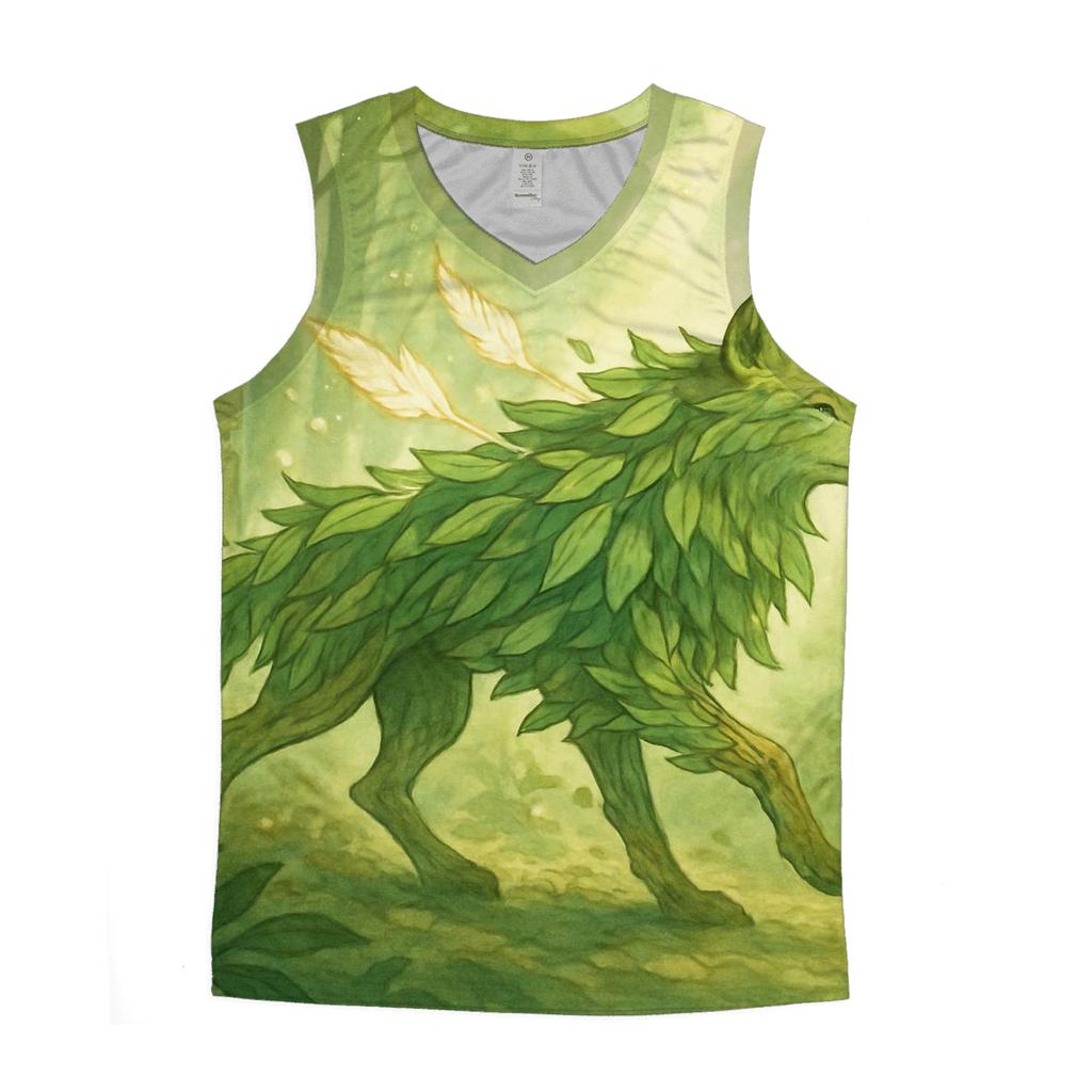 Verdant Spirit Walker cotton sleeveless tops