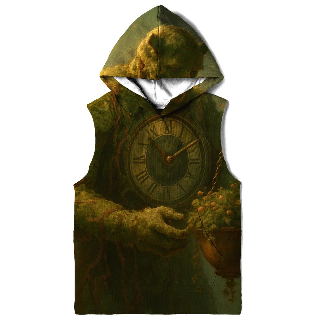 Clocktower Garden Golem graphic hoodies