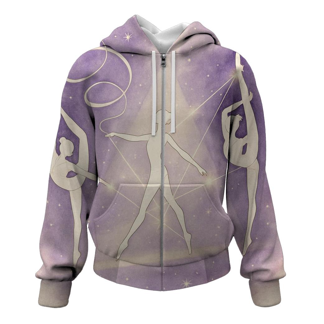 Stellar Gymnasts printed hoodies