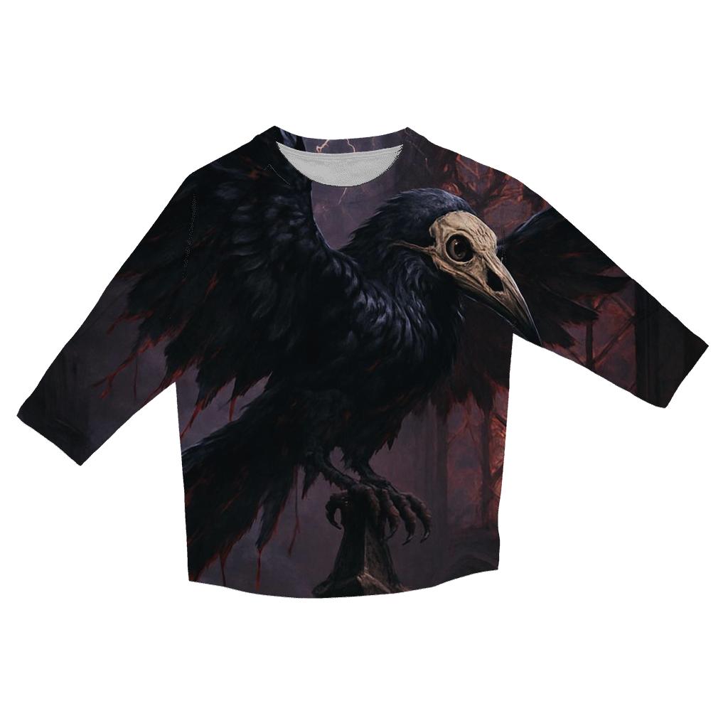 Vengeful Raven Of The Blood Spire fashion 3/4 sleeve shirts