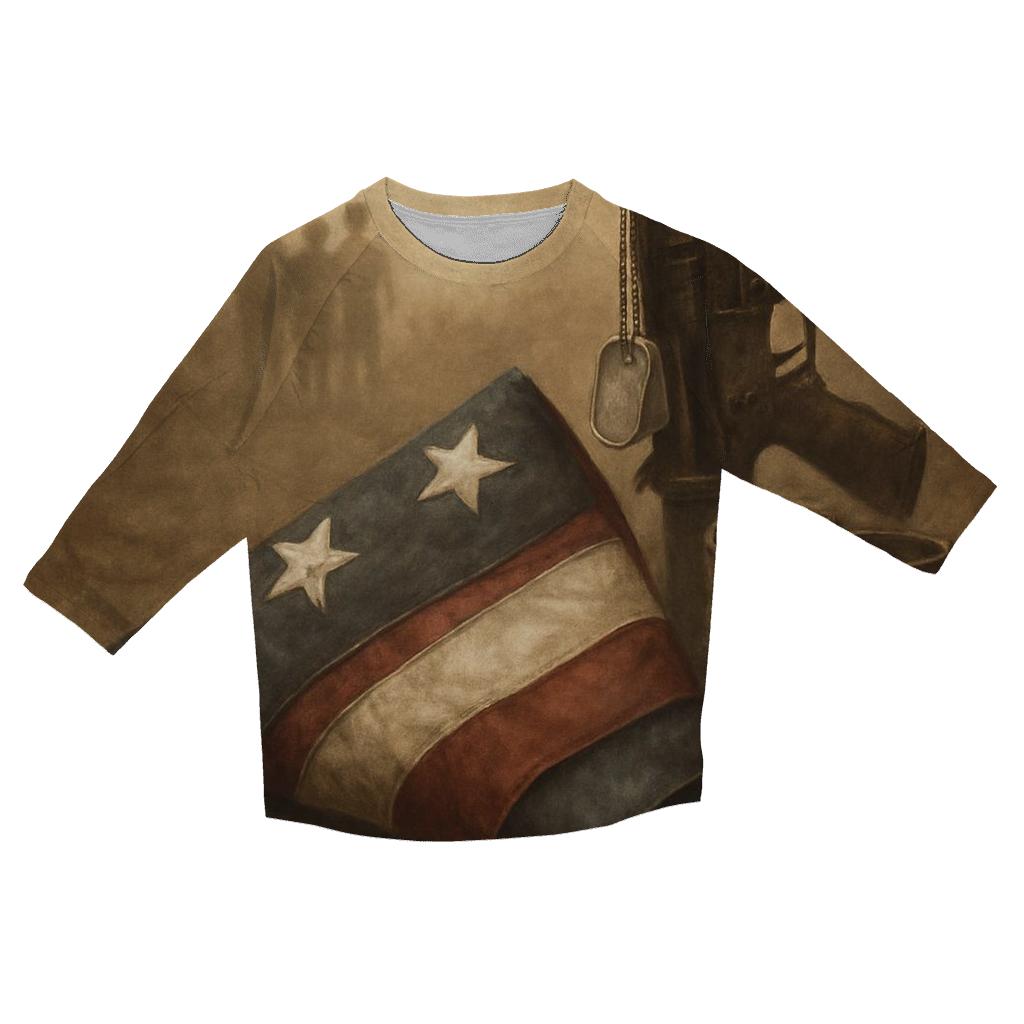 Echoes Of Honor trendy 3/4 sleeve tops
