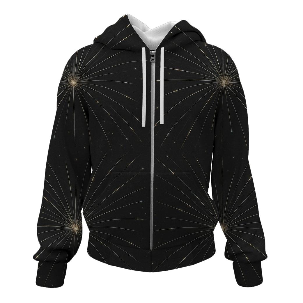 Meteor Trail Radiant Grid hoodies fashion