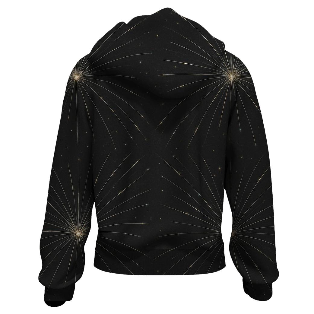 Meteor Trail Radiant Grid hoodies fashion
