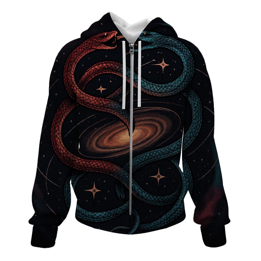Binary Star Ouroboros Dance designer hoodies