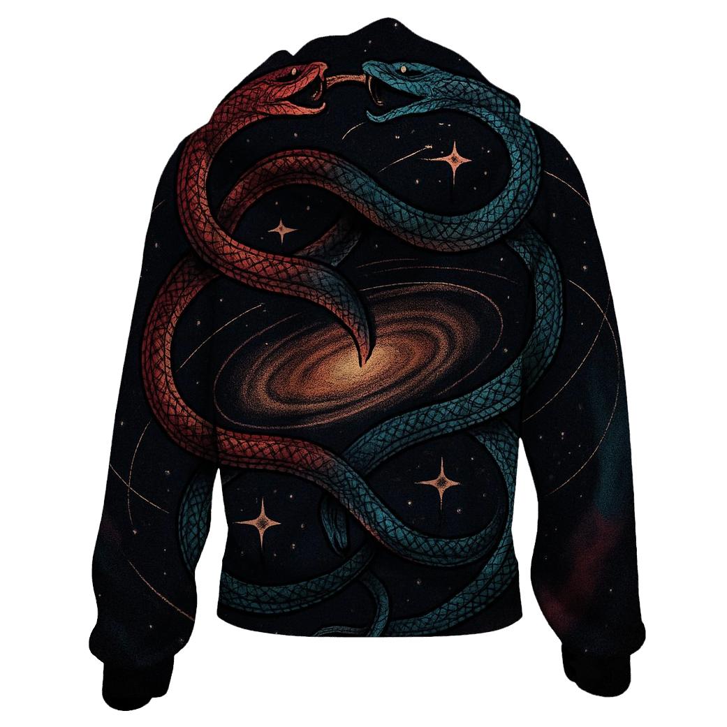 Binary Star Ouroboros Dance designer hoodies