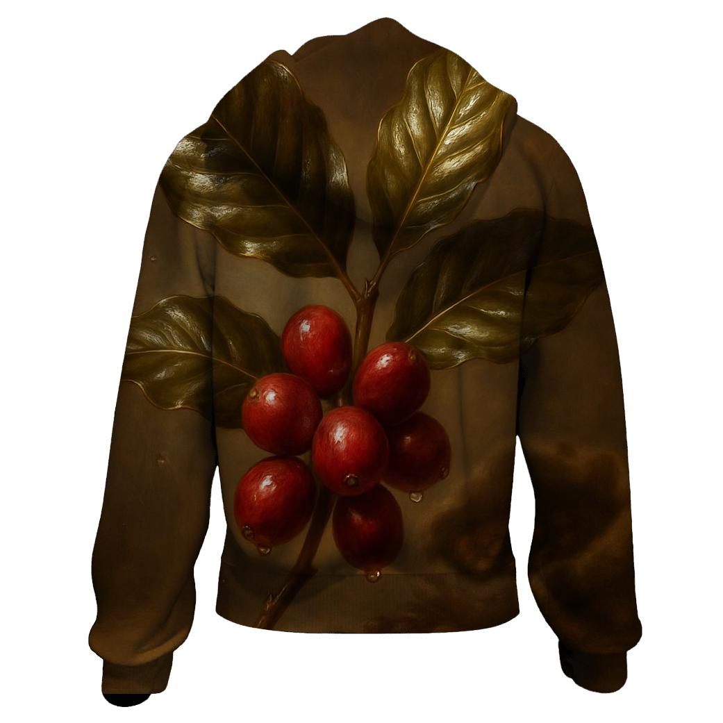 Cherry Branch Study embroidered hoodies