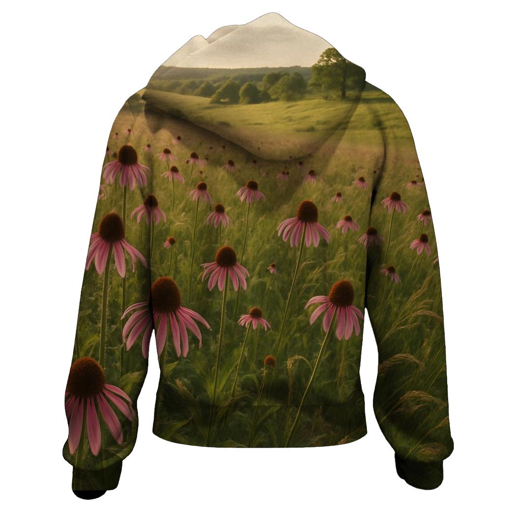 Prairie Coneflower Meadow Sweep hoodies fashion