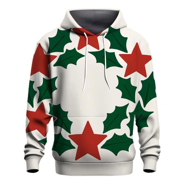 Starlit Wreath embroidered hoodies