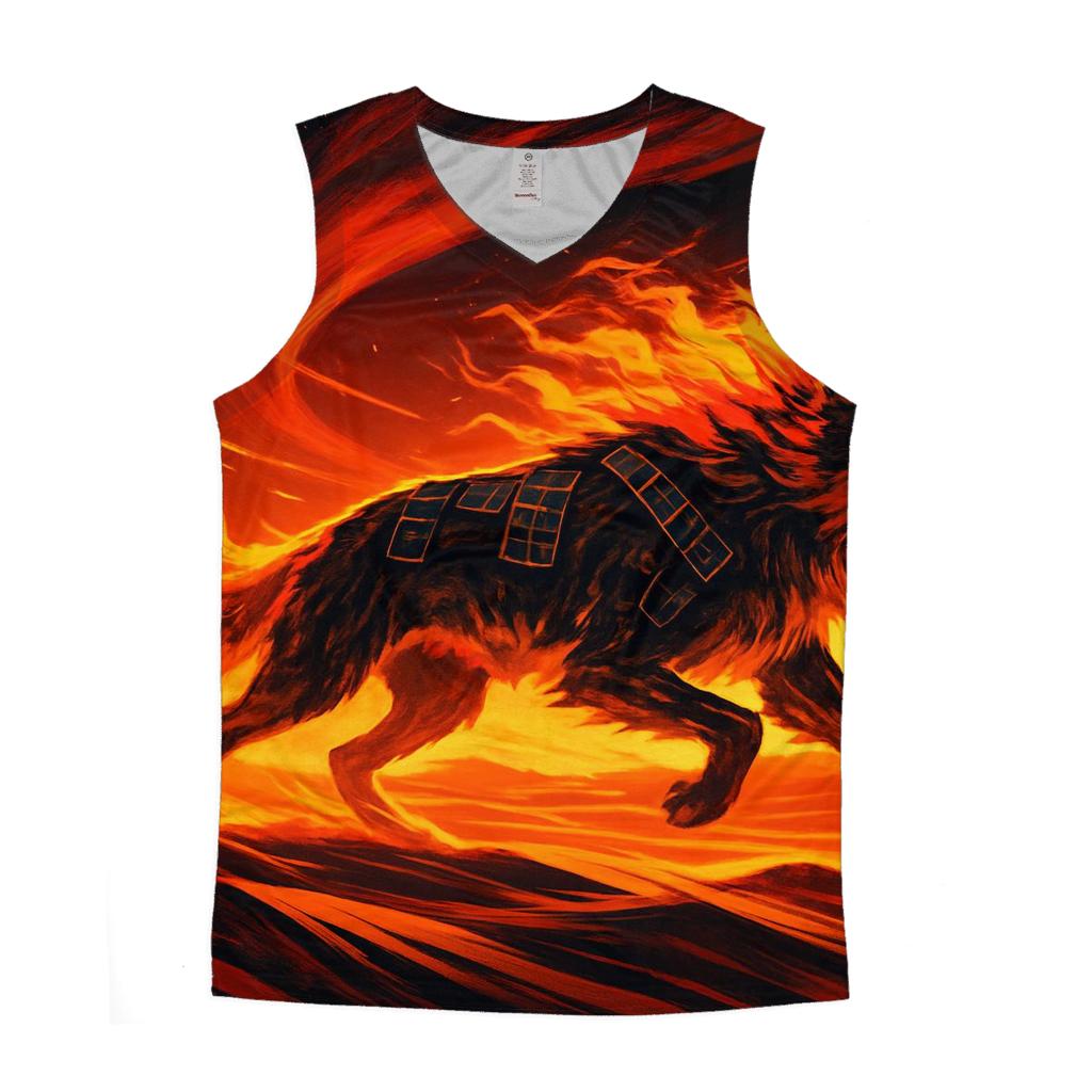 Solar Flare Tracker personalized athletic tanks