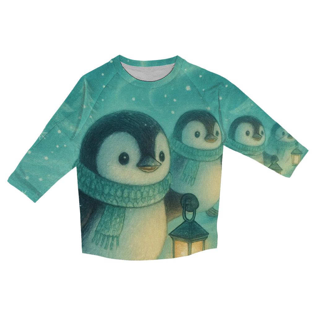 Penguin Lantern Parade fashion 3/4 sleeve shirts