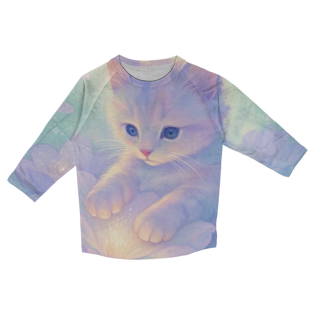 Botanical Dream Purring personalized 3/4 sleeve tees