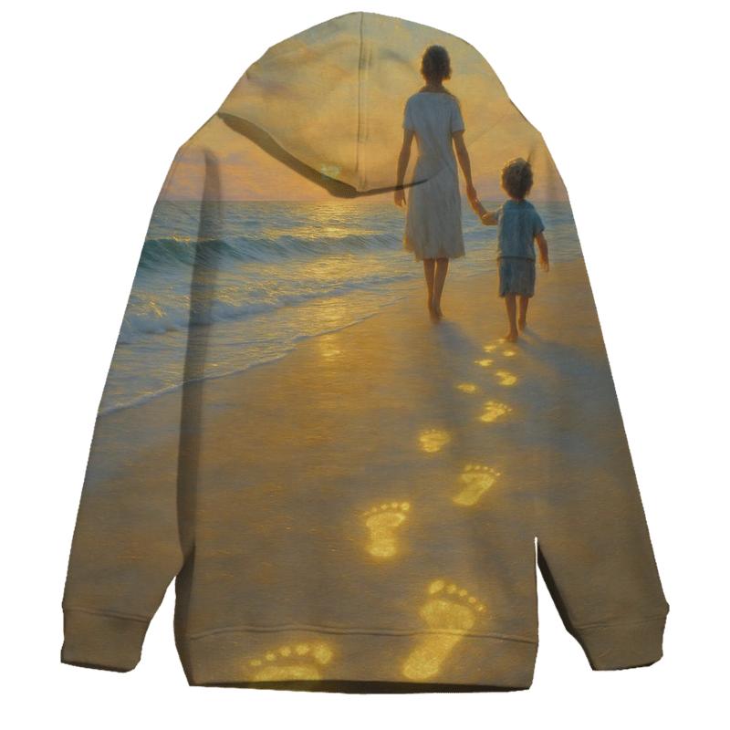 Footprints Of Light heavyweight hoodies