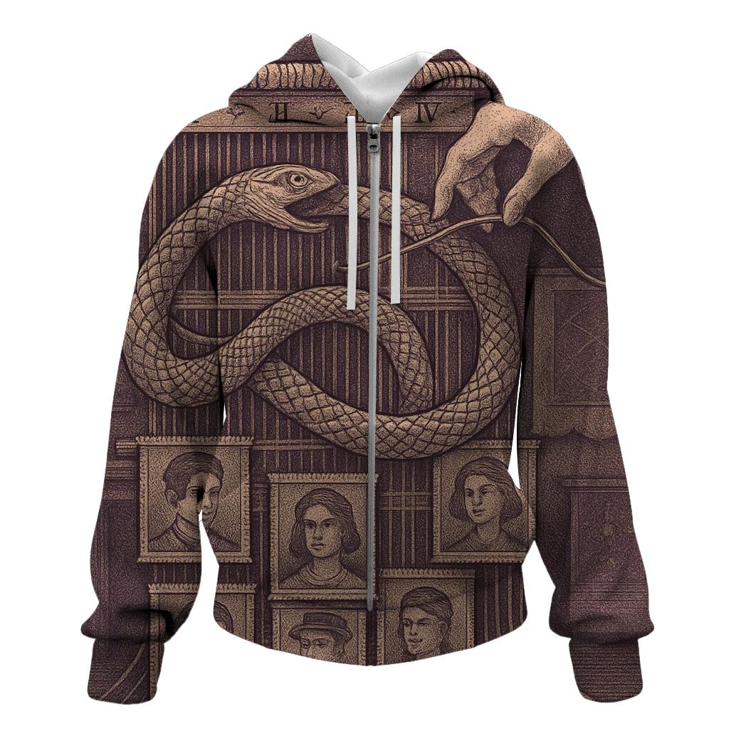 Memory Loom Ouroboros Tapestry embroidered hoodies