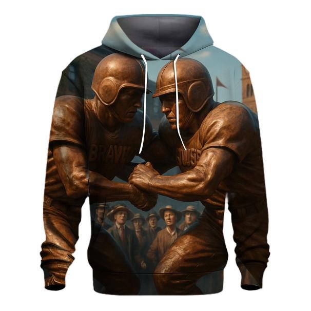 Historic Rivalry In Bronze And Sky hoodie styles