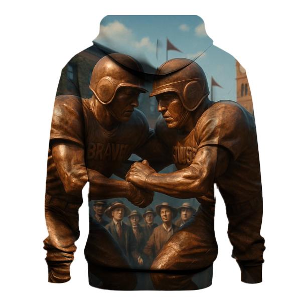 Historic Rivalry In Bronze And Sky hoodie styles