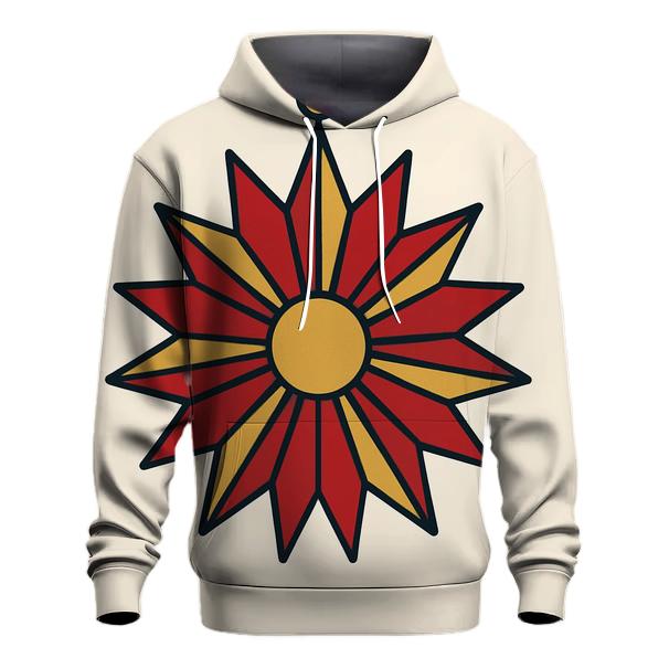 Starburst Ornament lightweight hoodies