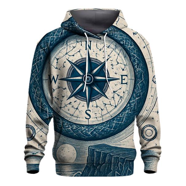 Celestial Serpent Compass hoodies fashion