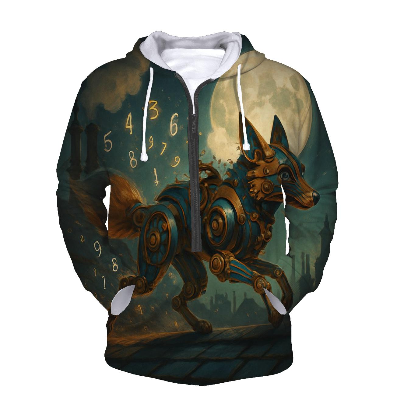 Clockwork Fox Courier printed hoodies