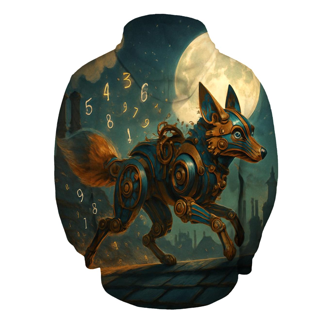 Clockwork Fox Courier printed hoodies