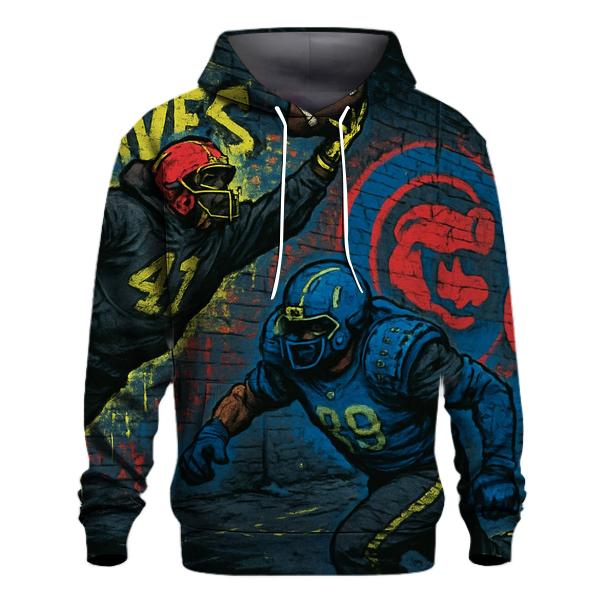 Graffiti Alley Gridiron designer hoodies