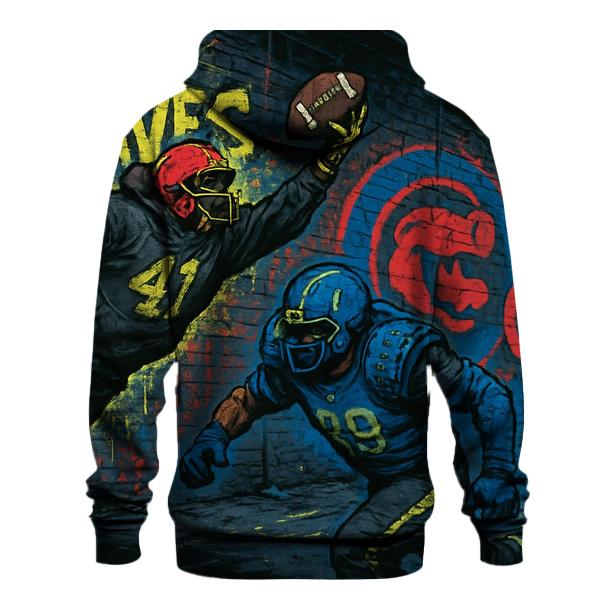 Graffiti Alley Gridiron designer hoodies