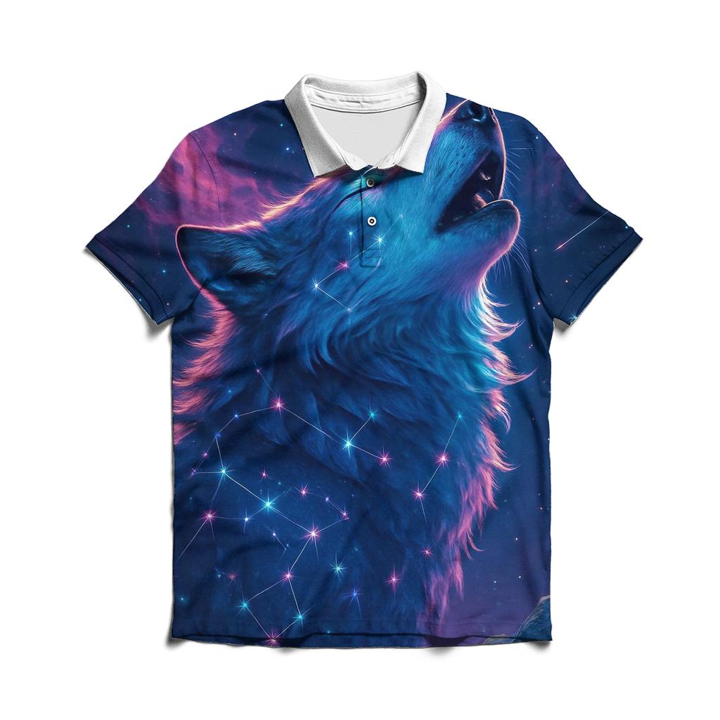 Nebula Howl Sentinel personalized polo shirts