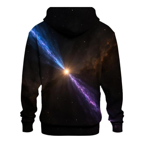 Bipolar Jet Outflow Pillars embroidered hoodies