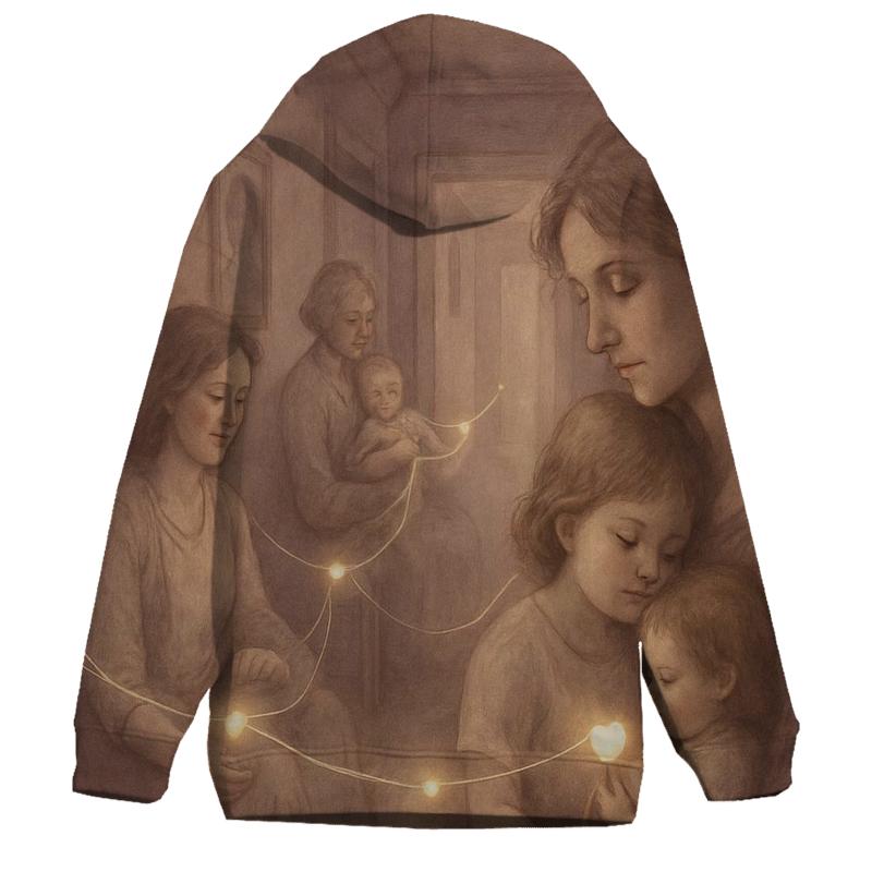 Threads Between Generations graphic hoodies