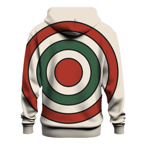 Concentric Ornament Rings lightweight hoodies