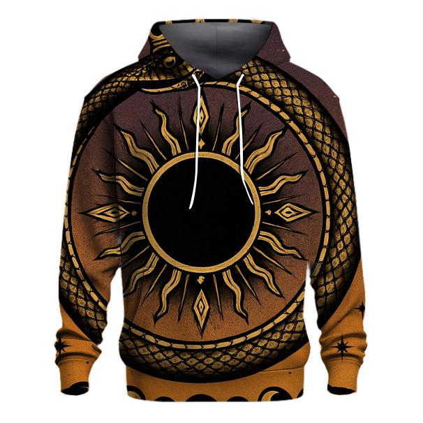 Solar Eclipse Ouroboros Crown hoodie styles