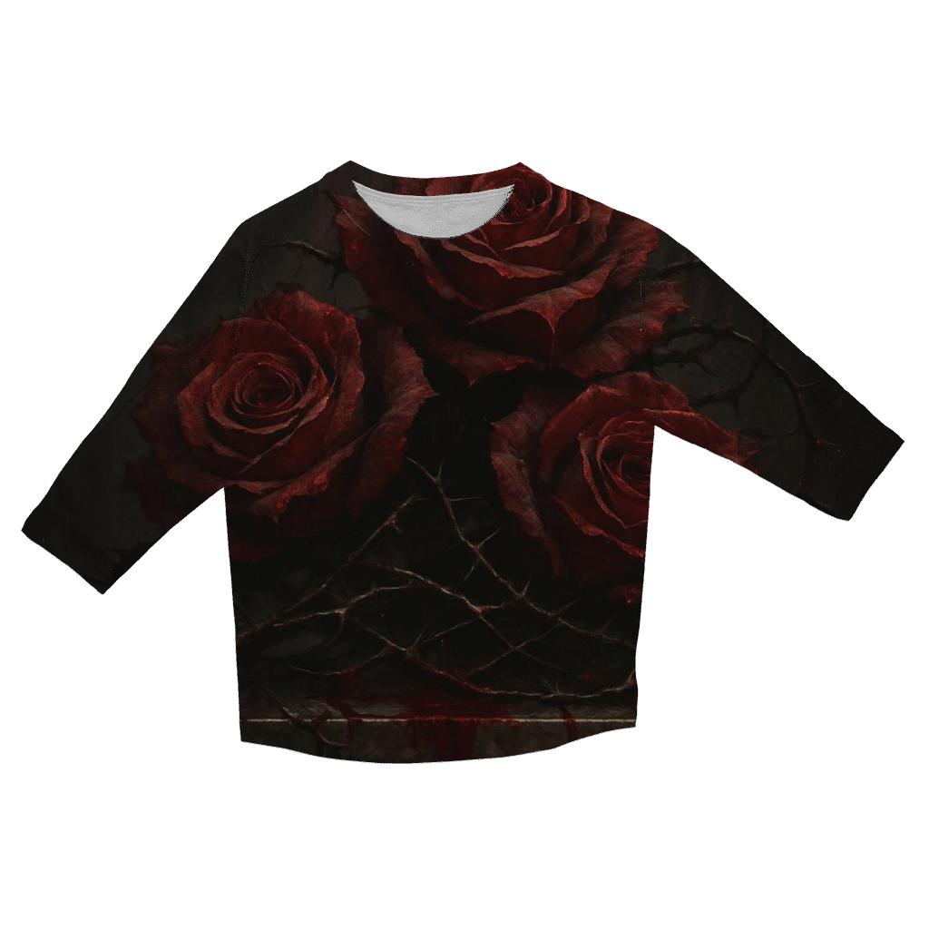 Bleeding Roses Of The Fallen Altar cotton quarter sleeve shirts