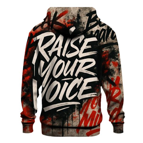 Chromatic Street Calligraphy embroidered hoodies