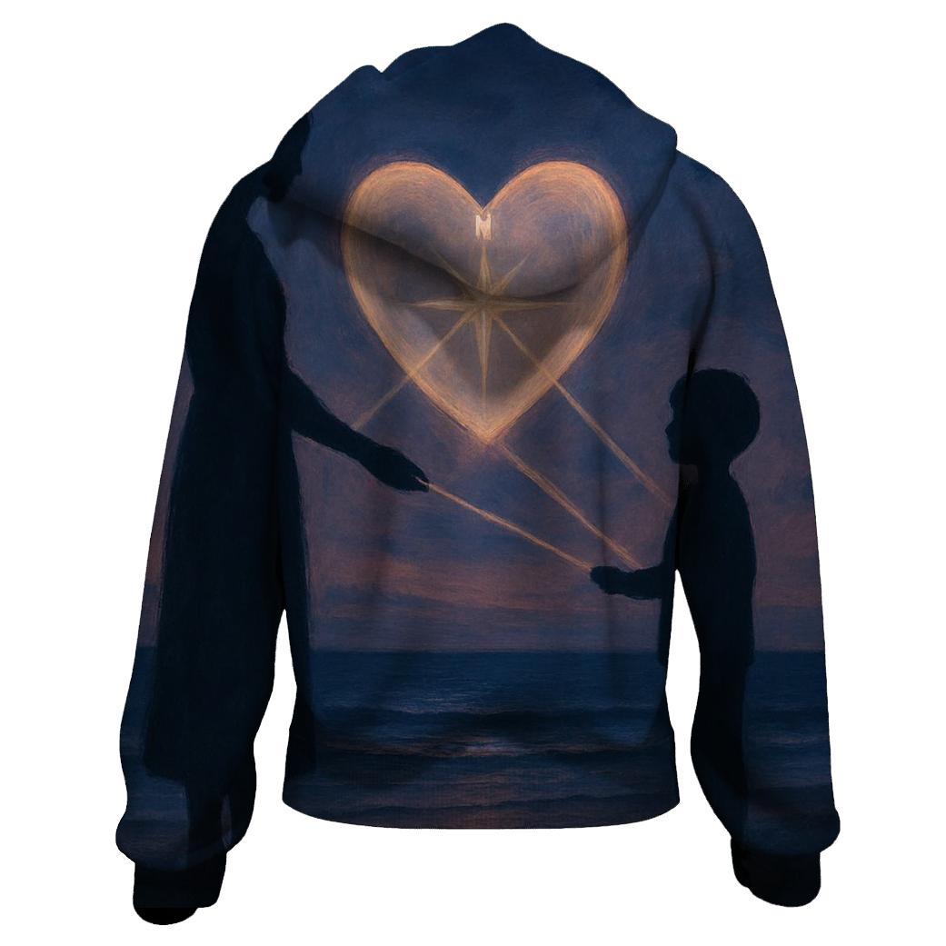 The Heart Compass custom hoodies