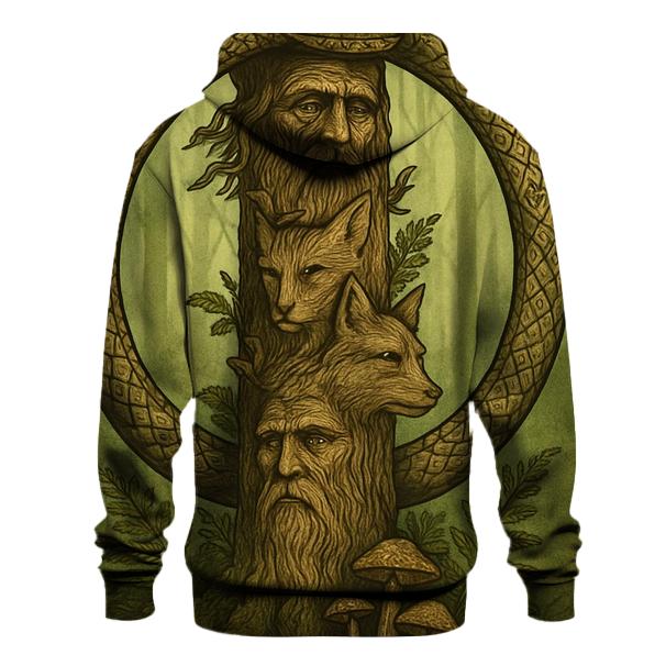 Forest Ancestor Ouroboros Totem hoodie styles