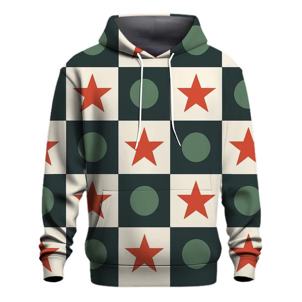 Snow Star Checker hoodies fashion