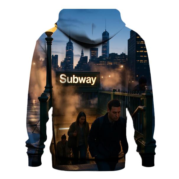 Subway Entrance Twilight Frame hoodie designs