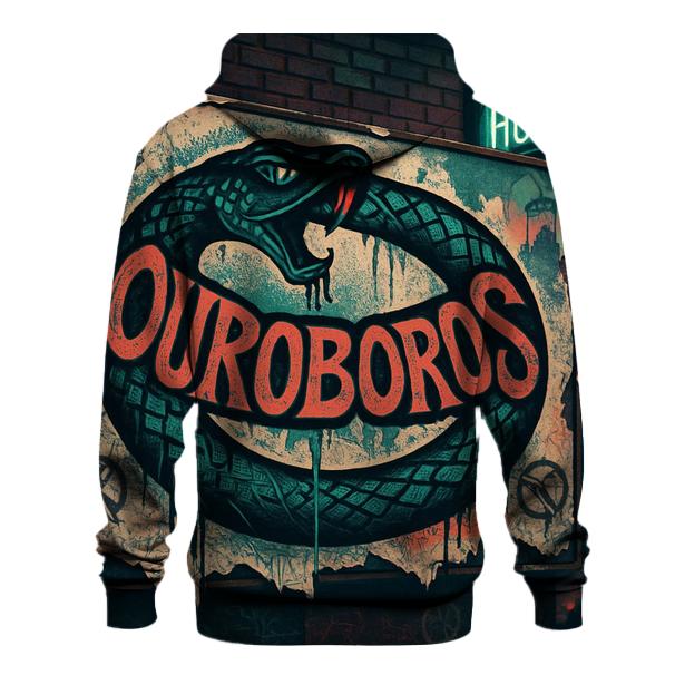 Urban Graffiti Ouroboros Banner graphic hoodies