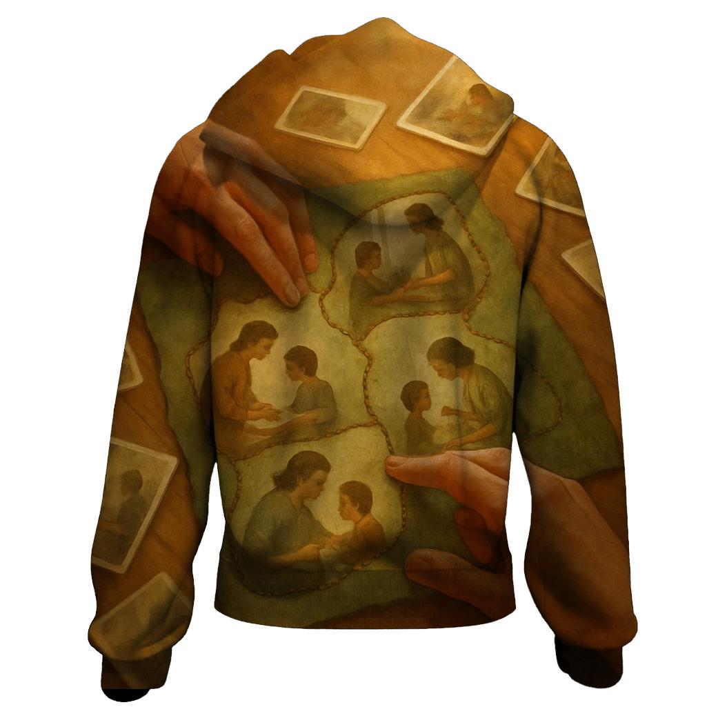 The Unspoken Map embroidered hoodies