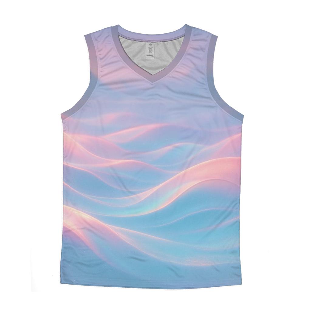Gradient Tidal Aurora casual summer tank tops