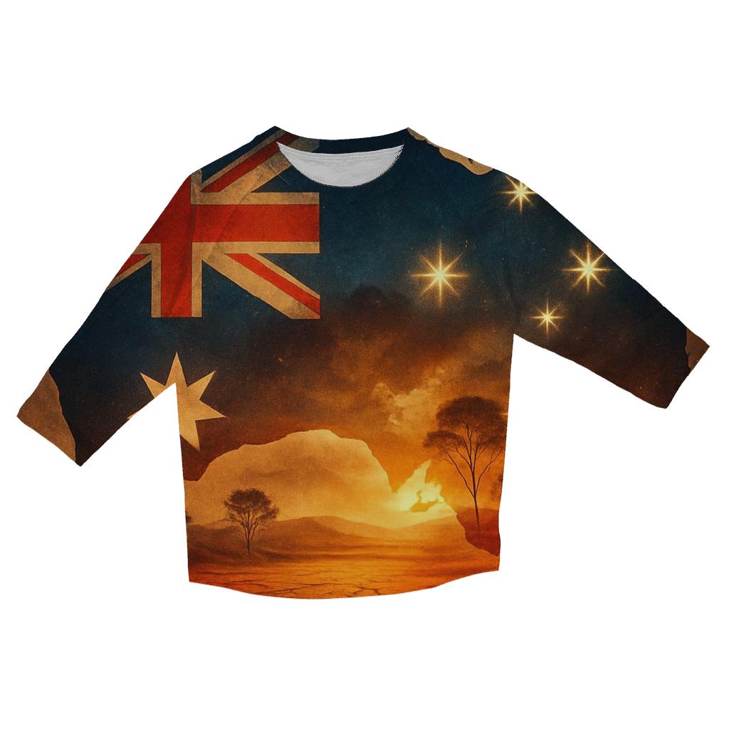 Outback Southern Cross designer 3/4 sleeve blouses