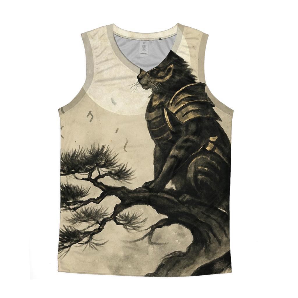 Samurai Moon Watcher stylish racerback tanks