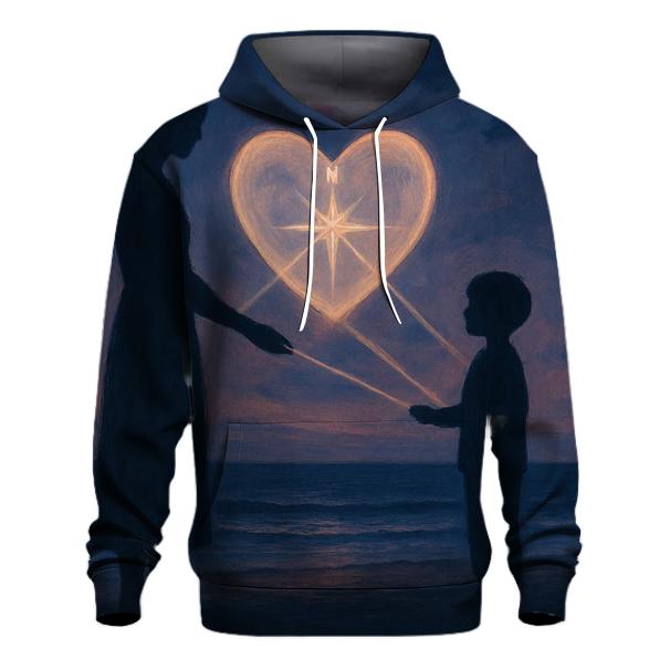 The Heart Compass premium hoodies