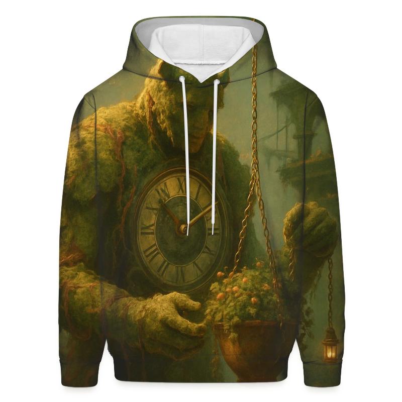 Clocktower Garden Golem designer hoodies