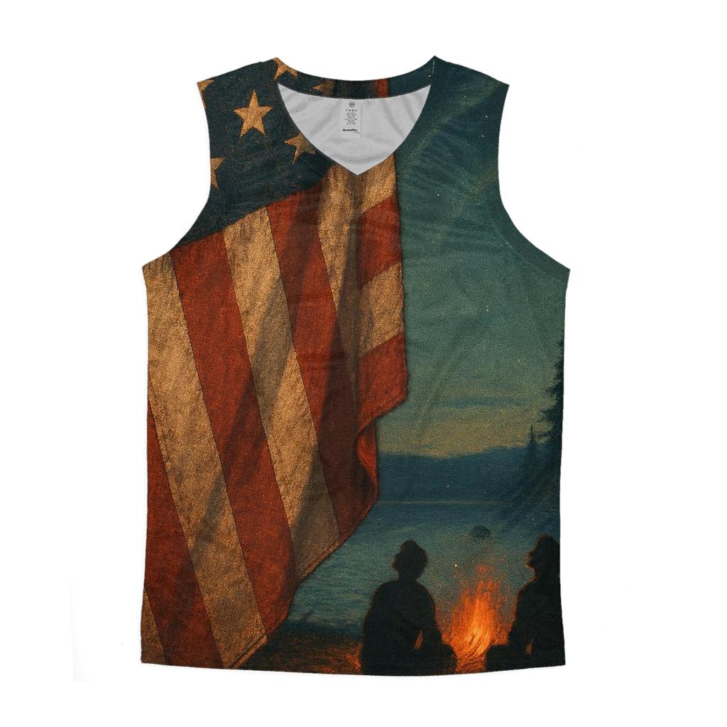 Vintage Campfire Standard trendy fitted tank tops