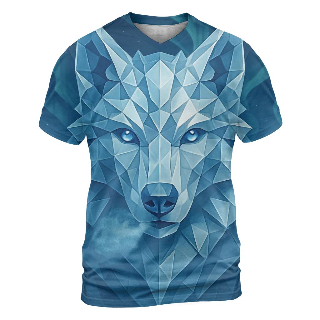 Frostborn Geometric Sentinel trendy printed shirt styles